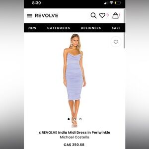 Revolve x Michael Costello midi dress
